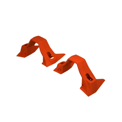 Polaris New OEM Volt Orange Painted Lower Hoop Accent Kit, 2882419-881