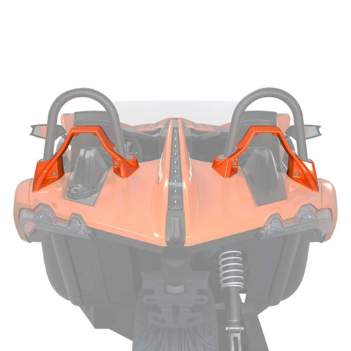 Polaris New OEM Volt Orange Painted Lower Hoop Accent Kit, 2882419-881