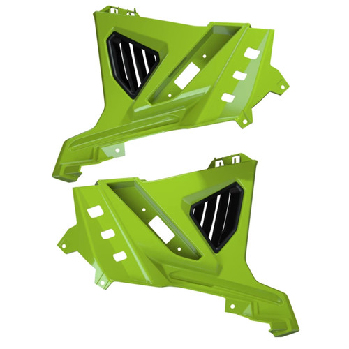 Polaris New OEM Painted Front Lower Accent Panel Liquid Lime, 2884605-772