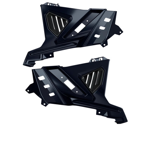 Polaris New OEM Painted Front Lower Accent Panel Azure Crystal, 2884605-809