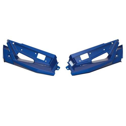Polaris New OEM Blue Metallic Painted Front Upper Accent Panel, 2884604-751