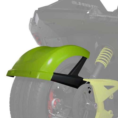 Polaris New OEM, Slingshot 305mm Rear Fender Liquid Lime , 2883847-772