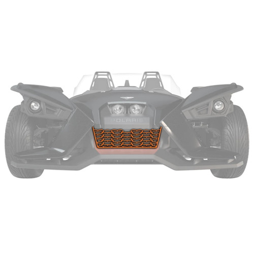 Polaris New OEM Painted Front Grille Pearl Meltdown, Slingshot, 2884148-707