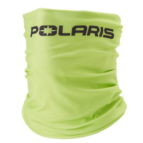 Polaris OEM Logo Branded Neck Gaiter, Lime, 2861952