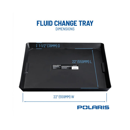 Polaris OEM Fluid Change Tray, 2 Gal. 22in x 22in, 2830551