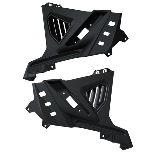 Polaris New OEM Painted Front Lower Accent Panel Stealth Black, 2884605-463
