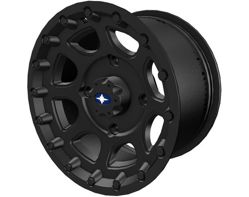 Polaris OEM Wheel-14X8,-9,Shackle,Flblk, 1522547-458