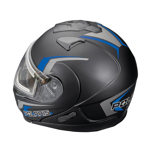 Polaris New OEM Adult XS, Logo'd Modular 1.5 Electric Shield Helmet, 286855501