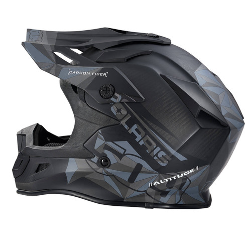 Polaris New OEM Adult Small, 509® Altitude Carbon Fiber Moto Helmet, 286781402