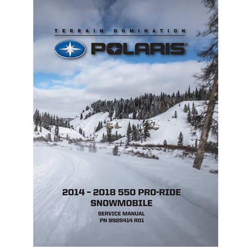Polaris Snowmobile New OEM, Service Manual, 2018 550 PRO RIDE, 9928414
