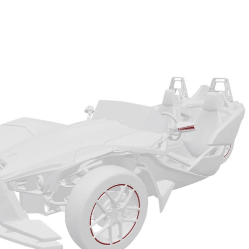 Polaris New OEM Rim and Mirror Decal Kit, 2881817-554