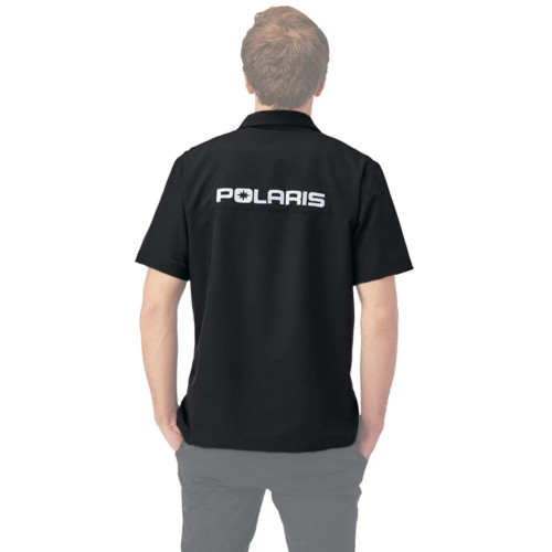 Polaris New OEM Short-Sleeve Tech Pit Shirt, Men's Medium, 286856003