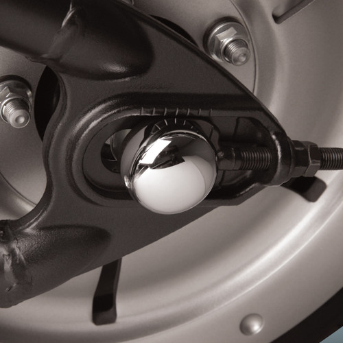 Show Chrome Accessories Rear Axle Nut Covers - V Star, 63-135 Show Chrome Accessories Rear Axle Nut Covers - V Star, 63-135