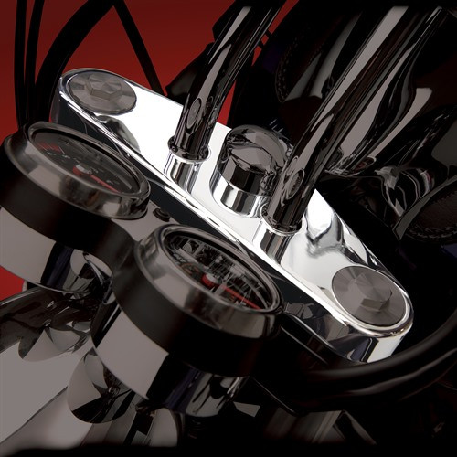 Show Chrome Accessories Triple Tree Accent Vz1600, 81-114