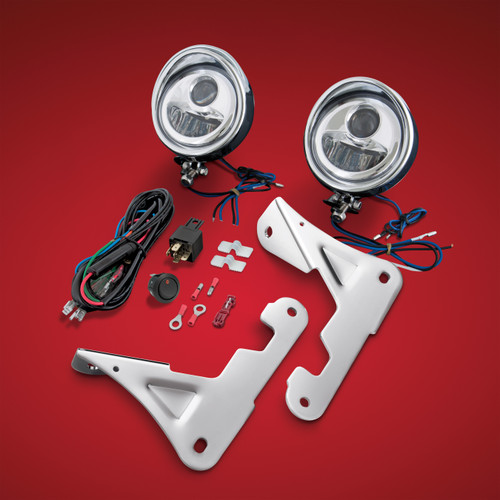 Show Chrome Accessories 3 1/2" Halogen Light Kit, 91-312