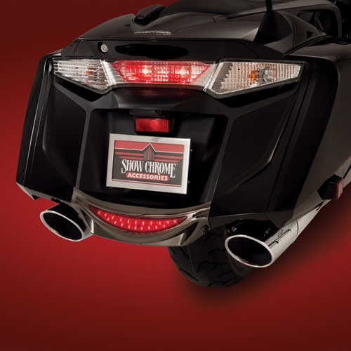 Show Chrome Accessories Smoke Led Rear Fender, 52-819SK