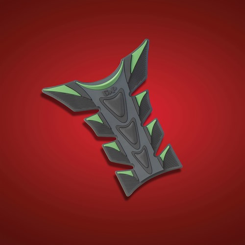 Show Chrome Accessories 1 Pc Tank Pad Green, 4-246G