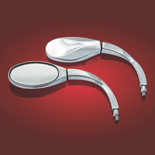 Show Chrome Accessories Twisted Yamaha Mirrors Tall, 28-602
