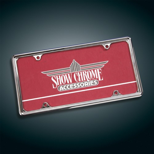Show Chrome Accessories New Auto License Plate Trim, 4-254