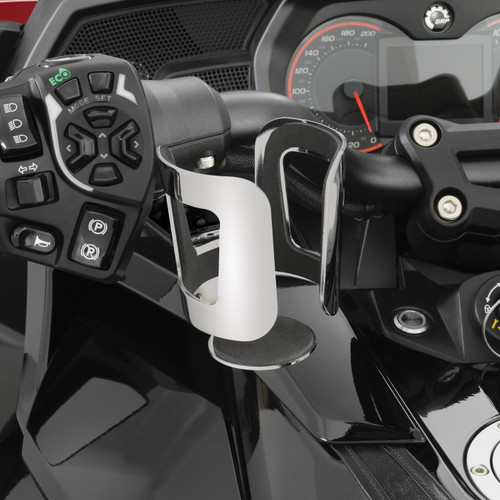 Show Chrome Accessories Chrome Beverage Holder, 41-165 Show Chrome Accessories Chrome Beverage Holder, 41-165