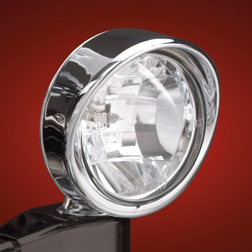 Show Chrome Accessories 3 1/2" Visored Driving Light, 16-35A
