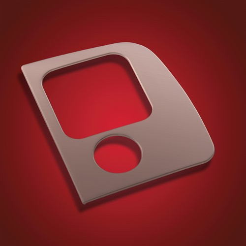 Show Chrome Accessories Smoke Right Panel Accent, 52-686SK