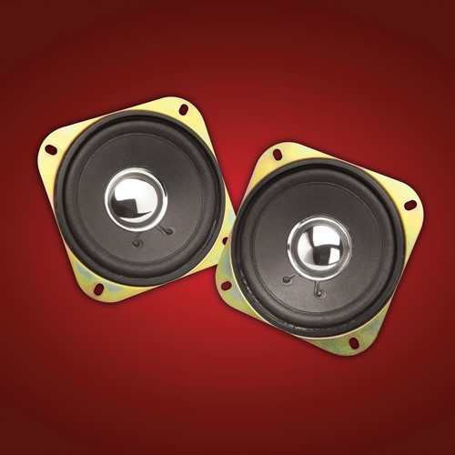 Show Chrome Accessories New 4" Replacement Speakers, 2-169C