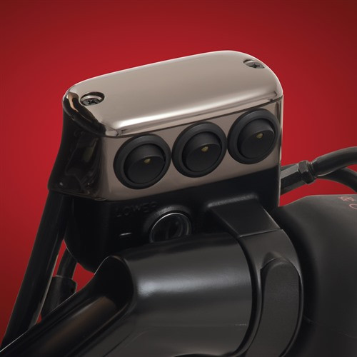 Show Chrome Accessories Smoke Master Cylinder Covers, 2-288SK Show Chrome Accessories Smoke Master Cylinder Covers, 2-288SK