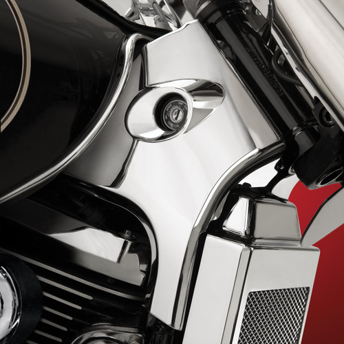 Show Chrome Accessories Abs Chrome Neck Covers Vl800, 82-201 Show Chrome Accessories Abs Chrome Neck Covers Vl800, 82-201