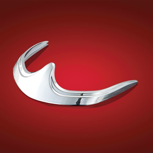 Show Chrome Accessories Front Fender Tip Accent Vtx, 55-147