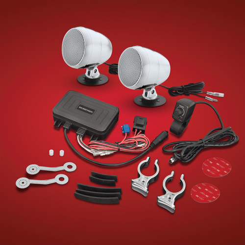 Show Chrome Accessories Bluetooth Stereo System Chrome, 13-252BT