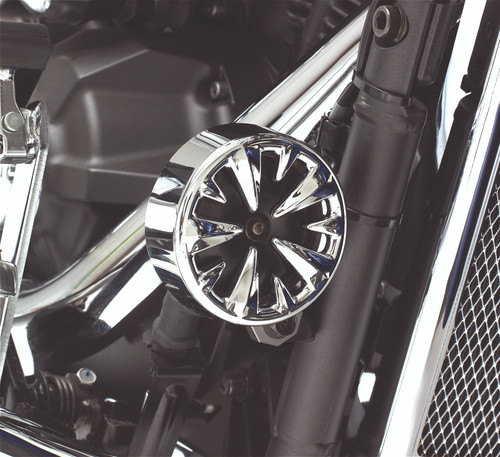 Show Chrome Accessories 3 1/2" Vantage Horn Cover, 55-324