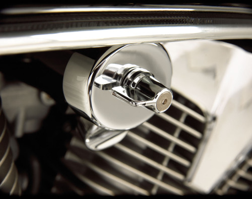 Show Chrome Accessories Fuel Shut Off Valve Cover, 55-301