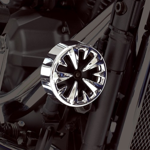 Show Chrome Accessories 3" X 3 1/4" Vantage Horn Cover, 63-320