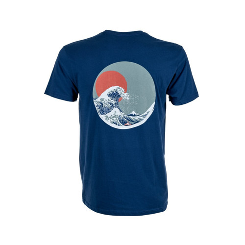 Yamaha WaveRunner Heritage Short-Sleeve Tee Medium, WTC-20TJP-BL-MD