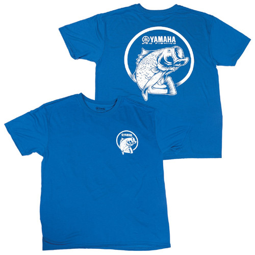Yamaha New OEM Men's Pro Fishing Freshwater SS Tee CRP-18TPF-BL-2X Yamaha New OEM Men's Pro Fishing Freshwater SS Tee CRP-18TPF-BL-2X