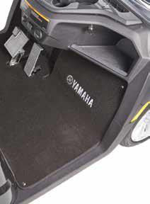 Yamaha OEM 2017 Dr2 Carpet Set W/Logo-Bla, GCA-J0A62-00-BK