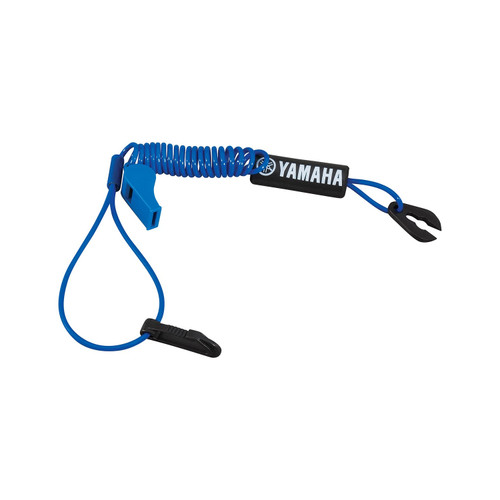Yamaha New OEM, Boat Lanyard with Whistle, MAR-SPTLN-YD-BL