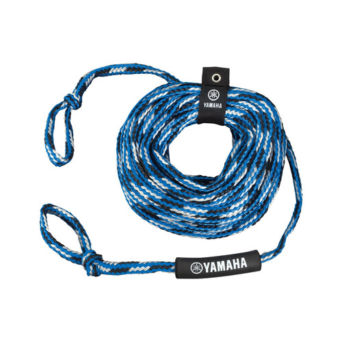 Yamaha New OEM, Tri-Colored 3-4 Rider Tube Tow Rope, SBT-TUBER-P0-07