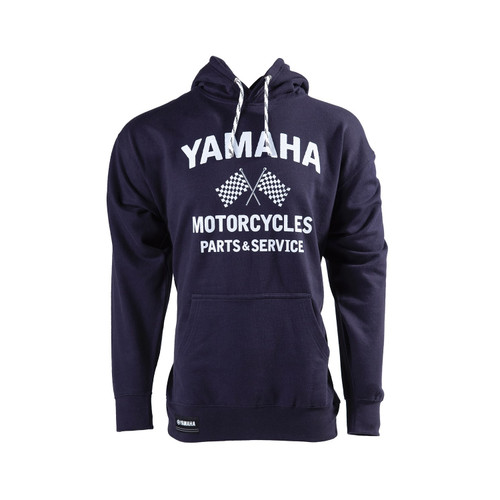 Yamaha New OEM, Factory Effex Men's Navy MC Shop Pullover Hoodie VFE-20FSP-NV-XL