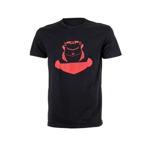 Yamaha Men's Small Red WaveRunner Angles Tee, VDF-20TRD-BK-SM