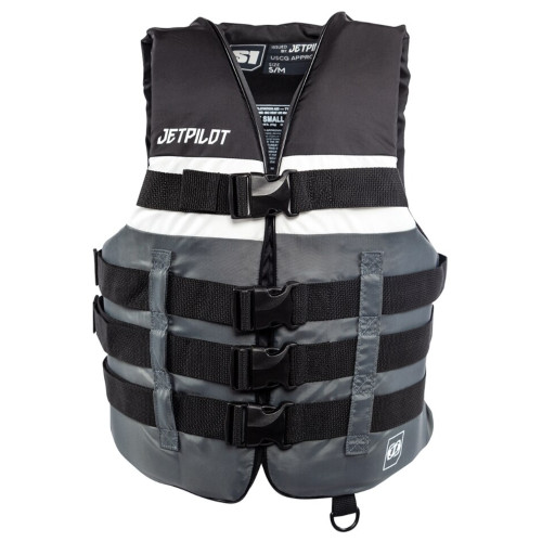 Yamaha New OEM JetPilot® S1 20215 Nylon 4-Buckle PFD, X-Small, WJP-20215-BK-XS