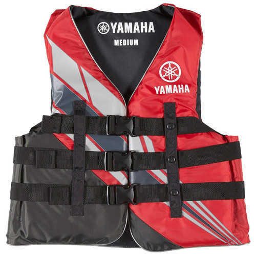Yamaha OEM Pfd-Yamaha Nylon Red, MAR-18V3B-RD-XS