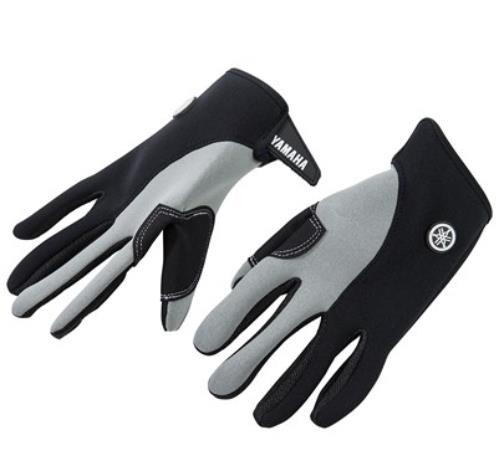 Yamaha OEM Glove-Yamaha Full Finger Gy, MAR-15GFF-GY-SM