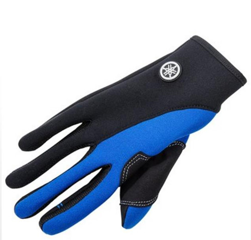 Yamaha OEM Glove-Yamaha Full Finger Bl, MAR-15GFF-BL-MD