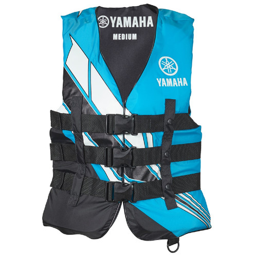 Yamaha New OEM Women's Value Nylon 3-Buckle PFD, MAW-19V3B-BL-3X