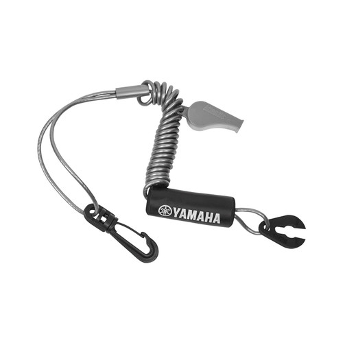 Yamaha New OEM, Boat Lanyard with Whistle, MAR-SPTLN-YD-SV