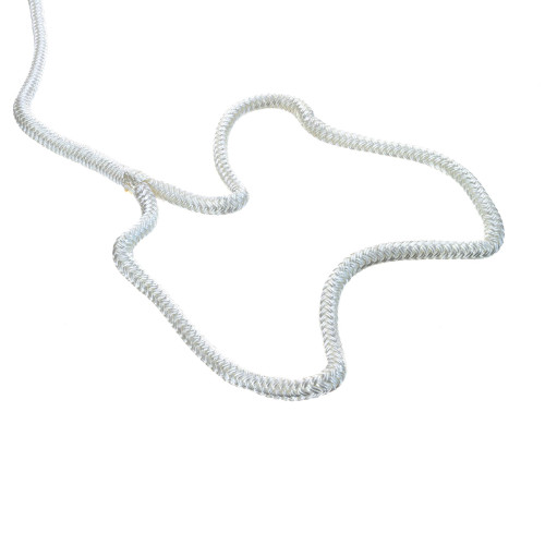 Seachoice New Dock Line Double Braided Nylon 3/8"x15ft White, 50-40091
