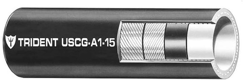 Trident Marine Ethanol Resistant 3/8" ID Fuel Line Gas Hose 50ft 365-0386 TypeA1