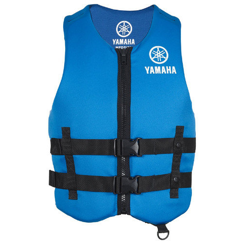 Yamaha New OEM Men's 19VVN Neoprene 2 Buckle PFD, MAR-19VVN-BL-SM